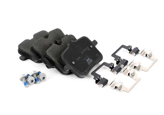 Kit de reparación pastillas de freno sin amianto OEM 34208093737 para BMW G80, G80N, G81N, G82, G82N, G83, G83N, F90, F90N, F91, F92, F93. Original BMW.