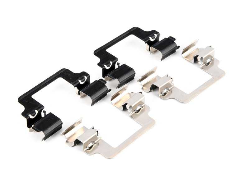 Kit de reparación pastillas de freno sin amianto OEM 34208093737 para BMW G80, G80N, G81N, G82, G82N, G83, G83N, F90, F90N, F91, F92, F93. Original BMW.