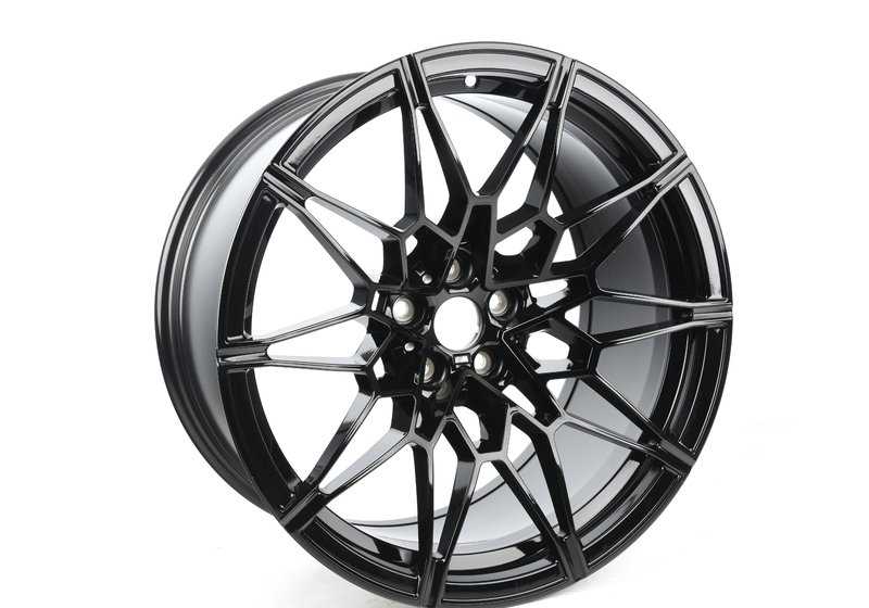 Llantas de aleación M Doble Radio 826 OEM 36108093839 para BMW G87 (M2) y G80 (M3, M3 CS). Tamaño 10,5x20 ET20. Color negro jet. Original BMW.