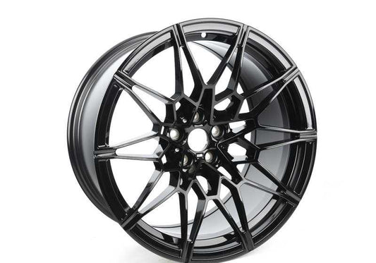 Llantas de aleación M Doble Radio 826 OEM 36108093839 para BMW G87 (M2) y G80 (M3, M3 CS). Tamaño 10,5x20 ET20. Color negro jet. Original BMW.