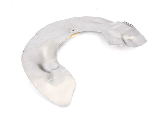 Protector de freno delantero izquierdo OEM 34106877547 para BMW F40, F44, F48, F39 y MINI F56, F54, F60. Pieza original BMW y MINI.