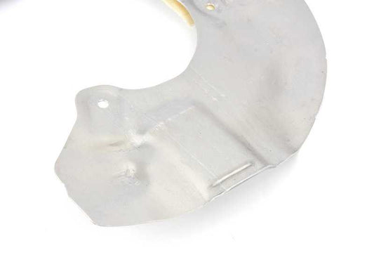 Protector de freno delantero izquierdo OEM 34106877547 para BMW F40, F44, F48, F39 y MINI F56, F54, F60. Pieza original BMW y MINI.