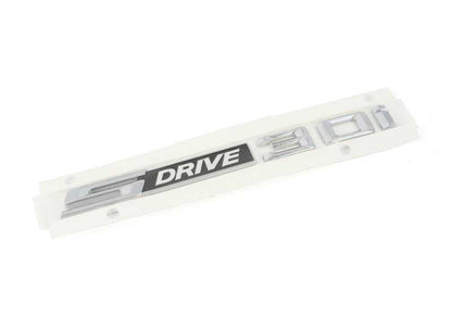 Emblema trasero "sDrive 30i" OEM 51147224938 para BMW Z4 E89 (modelos sDrive30i). Original BMW.