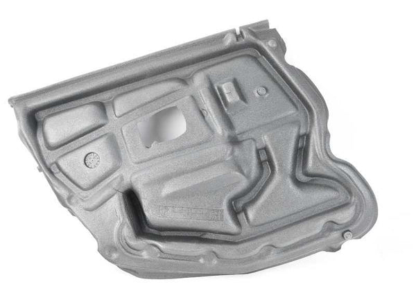 Aislante acústico para puerta trasera derecha OEM 51488173712 para BMW E36. Original BMW.