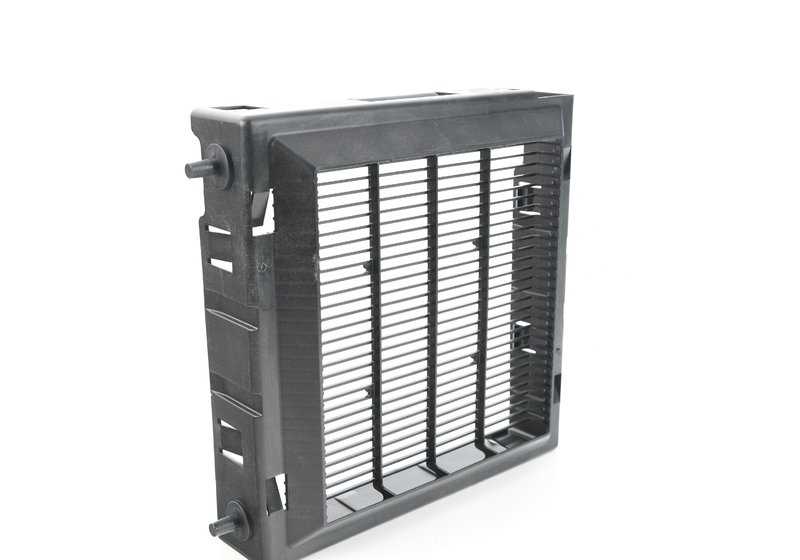 External coolant radiator frame for BMW F90, G30, G31 6 Series G32, 7 Series G11, 8 Series F91 (OEM 17118742470). Genuine BMW