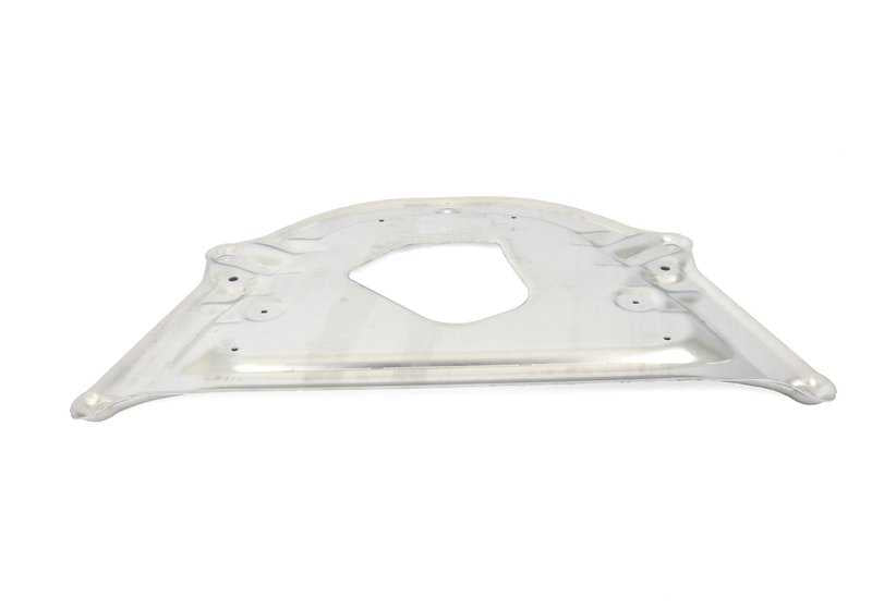 Placa de refuerzo delantera OEM 31116759878 para BMW E60, E61, E63, E64. Original BMW.