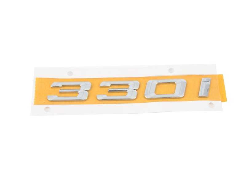Emblema "BMW" trasero OEM 51147423789 para BMW Serie 3 Touring (F31). Original BMW.