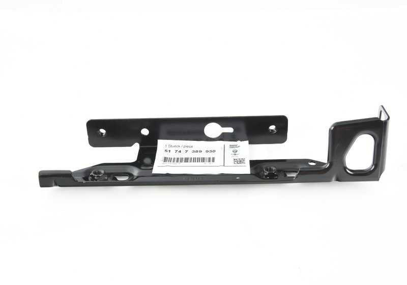 Soporte superior derecho para radiador adicional OEM 51747389930 para BMW F20, F21, F22, F87, F30, F32, F36. Repuesto original BMW.