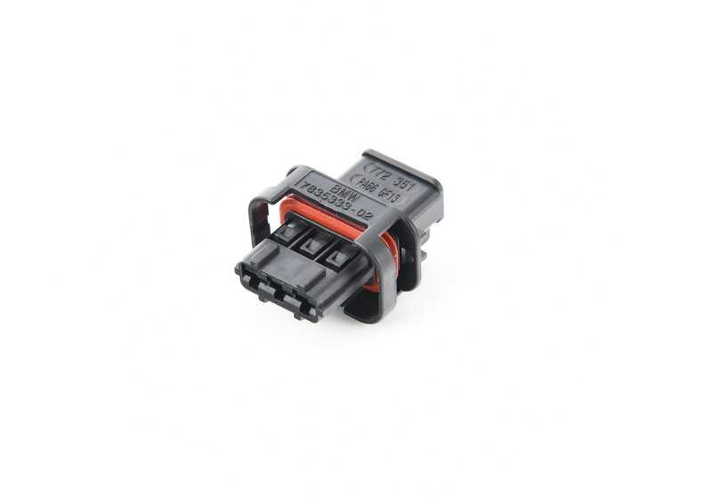 Conector eléctrico 3 pines OEM 12527835333 para BMW {E81, E82, E87, E88, E90, E91, E92, E93, E60, E61, F01, F02, F10, F11, F20, F21, F30, F31, F32, F34, X1 E84, X3 F25, X5 E70, X6 E71}. Original BMW.