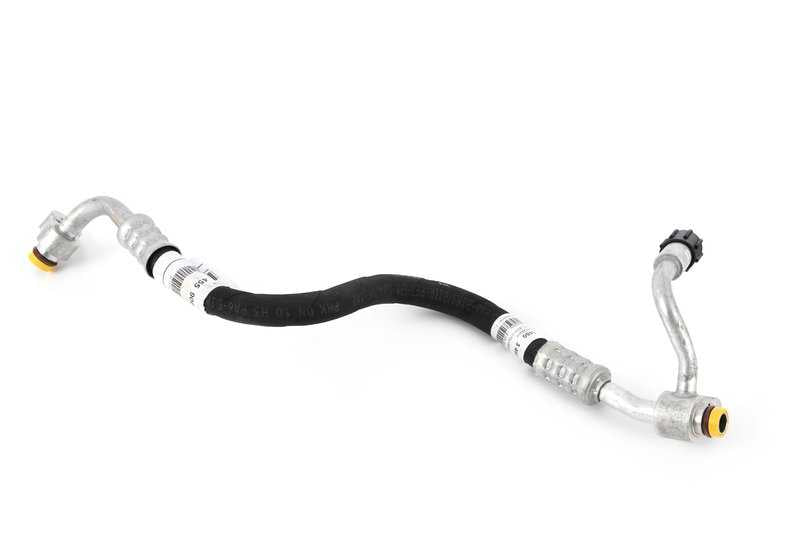 Tubería de alta presión del compresor al condensador OEM 64533455906 para BMW E83. Original BMW.