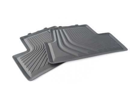Alfombrillas traseras todo tiempo OEM 51475A26849 para BMW i4 G26 Gran Coupé, i4 G26 Gran Coupé LCI. Original BMW.