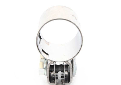 Conector de escape (abrazadera tubo) Ø50 mm OEM 18307560777 para BMW F45, F46, F48, E30, E36, E46, E28, E39, E60, E61, E24, E38, E65, E66, U06, U11, E83, F25, E53, Z3, E85, E86 y MINI F55, F56, F57, F54, F60, R50, R52, R60, R61. Original BMW y MINI.