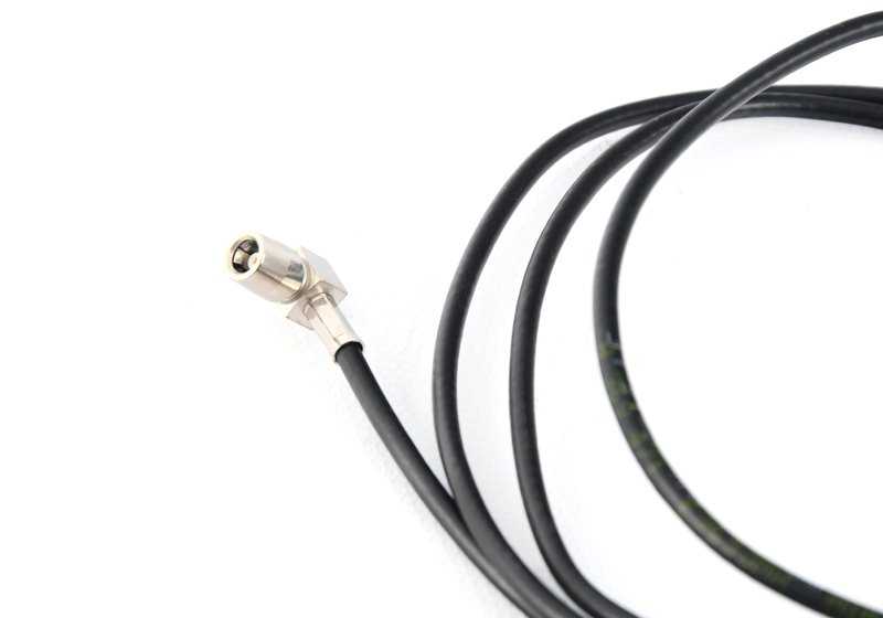 Cable de antena izquierdo OEM 65248369471 para BMW E39 {520d, 520i} con motores M47, M52, M54. Compatible con versiones manuales y automáticas. Longitud 1020 mm. Original BMW.