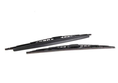 Juego de escobillas limpiaparabrisas delanteras OEM 61610443590 para BMW X3 E83 (modelos 1.8d, 2.0d, 2.0i, 2.0sd, 2.5i). Original BMW.