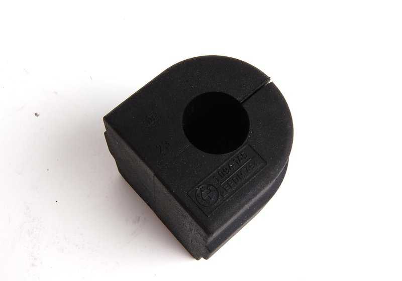 Silentblock goma estabilizadora OEM 31351094145 (D=23mm) para BMW Serie 5 E39. Recambio original BMW.