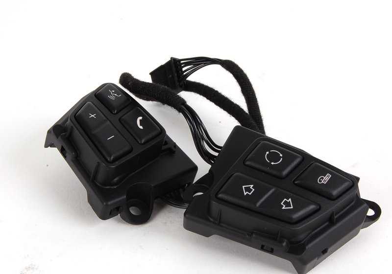 Módulo de botones para volante multifunción OEM 61319125343 para BMW E81, E82, E87, E88, E90, E91, E92, E93, E84. Original BMW.