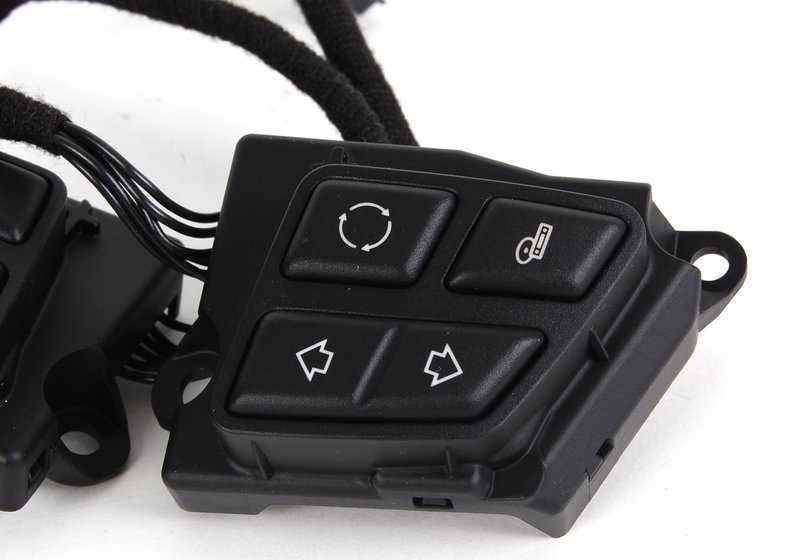 Módulo de botones para volante multifunción OEM 61319125343 para BMW E81, E82, E87, E88, E90, E91, E92, E93, E84. Original BMW.