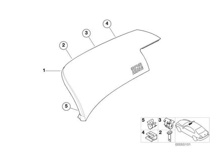 Tapa Airbag Salpicadero Color Negro Para Bmw E46. Original Recambios