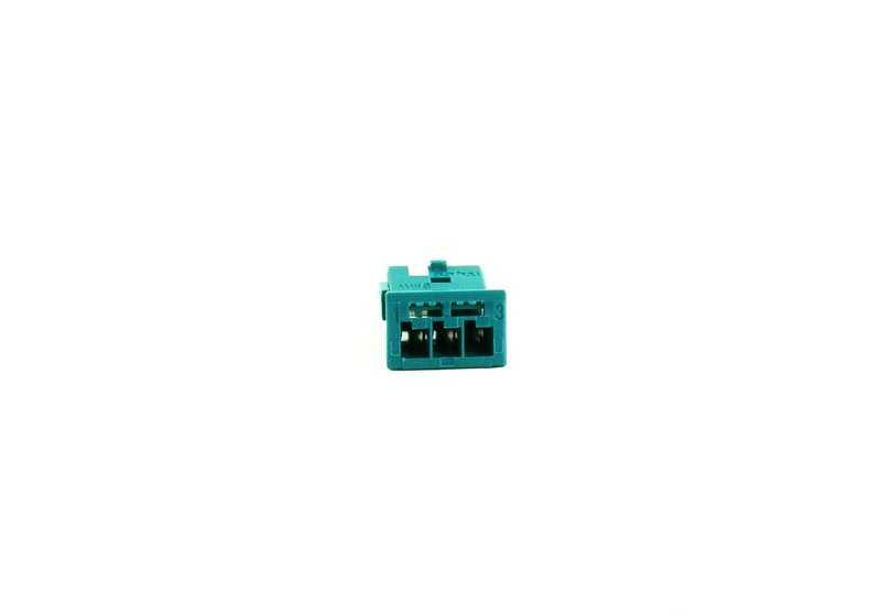 Buchsengehäuse universale senza codifica per BMW Series 1 E81, E82, E87, E88, F20, F21, F40, Serie 2 F44, G87, Serie 3 E36, E46, E90, G20, G80, Serie 4 F32, G22, Serie 5 E39, E60, G60 (OEM 61138377072). BMW originale