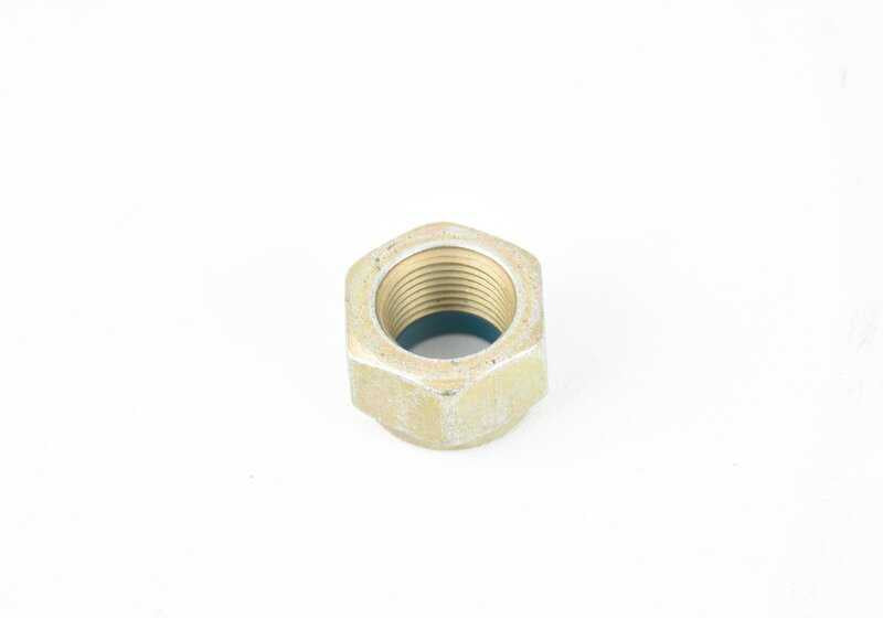 Tuerca hexagonal autoblocante M18x1,5 OEM 07129922475 para BMW E12 (modelos 518, 518i). Original BMW.