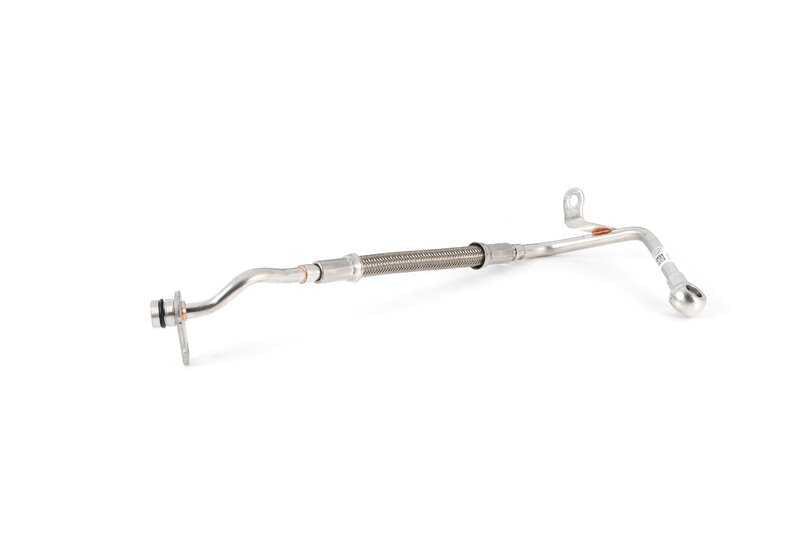 Tubería de aceite turbo OEM 11427934654 para BMW F90, G30, G11, G12, F91, F92, F93, G14, G15, G16, G05, G06, G07. Original BMW.