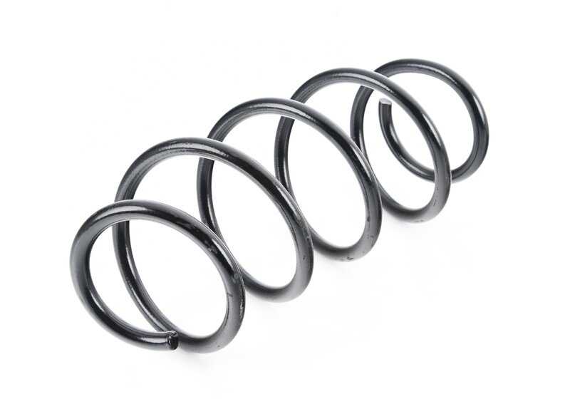 Front coil spring for BMW E46, F30, F80 (OEM 31336787136). Original BMW.