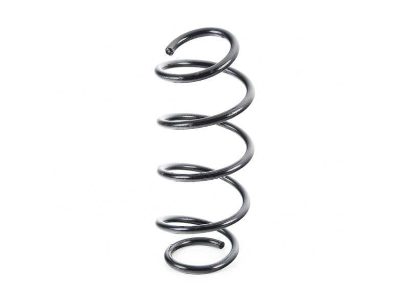 Front coil spring for BMW E46, F30, F80 (OEM 31336787136). Original BMW.