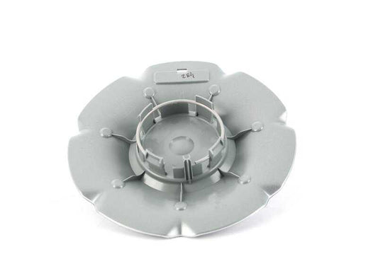 Silver hubcap OEM 36137849422 for BMW F07, F01, F02, F04. Genuine BMW.