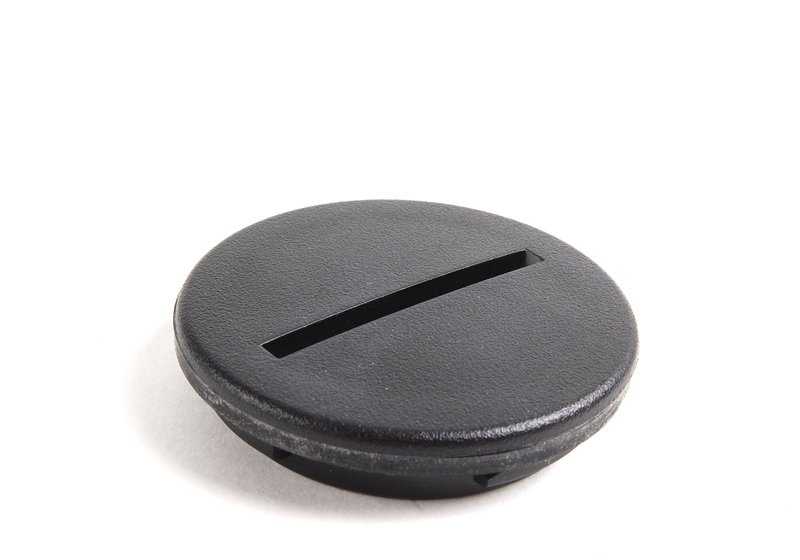 Tapa para BMW Serie 1 E81, E82, E87, E88, Serie 3 E90, E91, E92, E93, Serie 5 F07, F10, F11, F18, Serie 6 F06, F12, F13, Serie 7 F01, F02, F04, X1 E84 (OEM 51717169481). Original BMW
