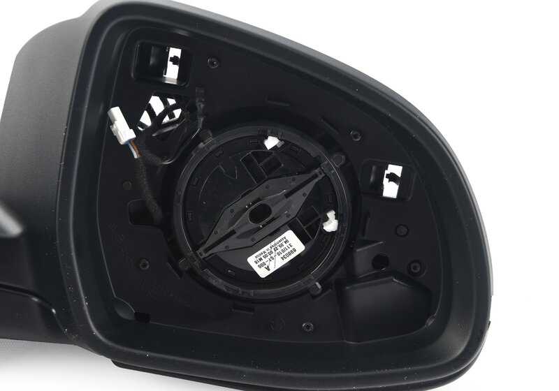 Carcasa de espejo retrovisor derecho (sin cristal, con calefacción) OEM 51167363920 para BMW F15. Original BMW.