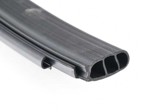 Junta trasera del capó delantero OEM 51767347394 para BMW F90, G30, G31, G32, G11, G12, F91, F92, F93, G14, G15, G16. Original BMW.