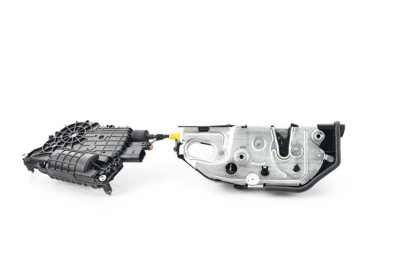 Cerradura de puerta derecha OEM 51215A36E84 para BMW X5 E70 (todos los modelos: 3.0d, 3.0sd, 3.0si, 4.8i, M, xDrive30d, xDrive35i, xDrive40d, xDrive40i, xDrive50i). Original BMW.