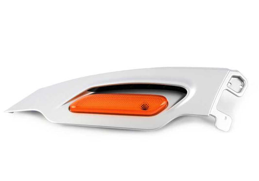 Moldura intermitente lateral derecha color Silber OEM 51139804608 para MINI Countryman R60, Paceman R61. Original MINI.