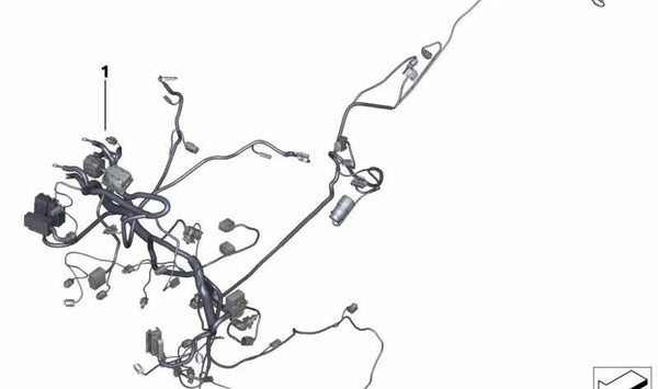 Mazo de cables principal OEM 61118564864 para BMW Motorrad C 650 GT (K19) 2014-2020. Original BMW Motorrad.