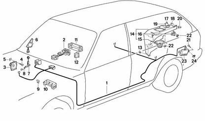 Tuerca de lámina OEM 07129904224 para BMW y MINI. Compatible con modelos: E81, E82, E87, E88, F20, F21, F40, F52, F22, F23, F44, F45, F46, F87, G42, U06, G87, E21, E30, E36, E46, E90, E91, E92, E93, F30, F31, F34, F35, F80, G20, G21, G28, G80, G81,