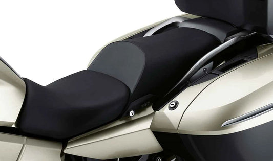 Asiento del conductor bajo negro OEM 52537712118 para motos BMW K 1600 GT y K 1600 GTL, regulable en altura. Original BMW Motorrad