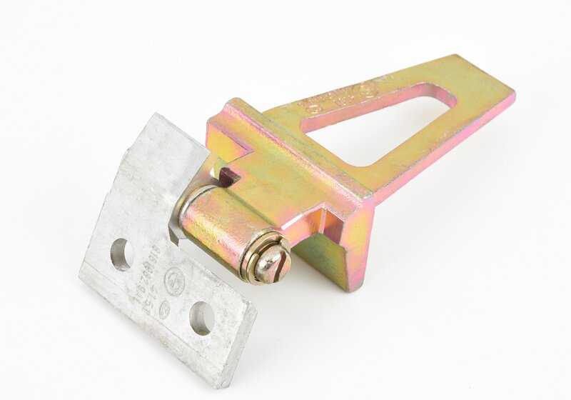 Bisagra de puerta de aluminio inferior derecha OEM 41518169834 para BMW E36. Original BMW.