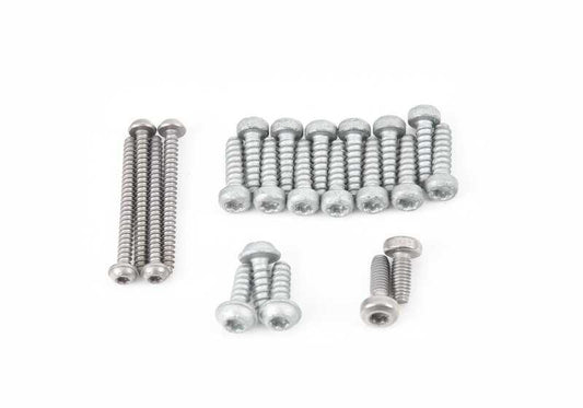 Jogo de parafuso OEM 63117440363 para BMW G42, G87, G80, G81, G22, G23, G26, G82, G83, F90, G30, G31, G38, G32, G11, G12, G70, G07, G31. BMW original.