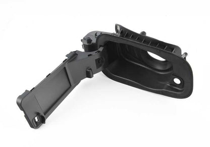 Riscaldamento a sinistra Retroview esterno OM 51167890825 per BMW E46 (316i AL11, AL21, AL51, AL55, AX31, AX41, AY11, AY15, AY31, AY41). Finitura nera luminosa. BMW originale.