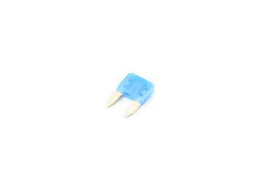 Fusible mini azul 15A OEM 61136917404 para BMW {E81,E82,E87,E88,F20,F21,F40,F52,F70,F22,F23,F44,F45,F46,F87,E46,E90,E91,E92,E93,F30,F31,F34,F35,F80,G20,G21,G28,G80,G81,F32,F33,F36,F82,F83,G22,G23,G26,G82,G83,E39,E60,E61,F07,F10,F11,F18,F90,G30,G31,G3