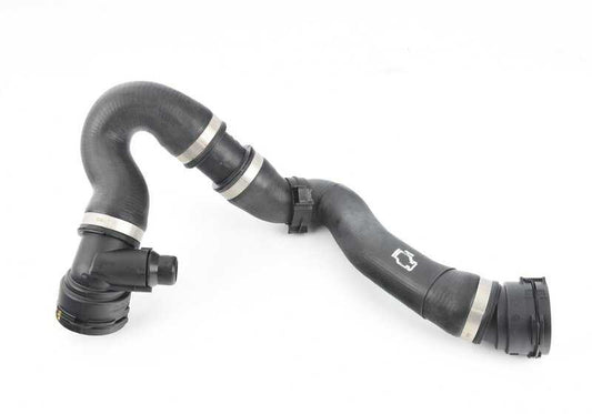 Manguera de refrigerante OEM 17128662842 para BMW F20, F21, F22, F30, F32, F33, F36. Conecta el radiador con el motor. Compatible con M140i y variantes. Original BMW.