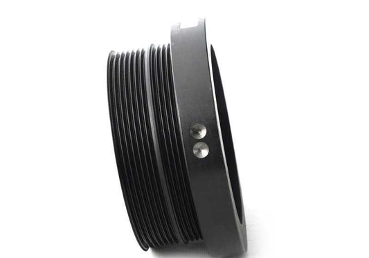 Crankshaft damper (vibration damper) OEM 11237561312 for BMW X5 E70, X6 E71. Original BMW.