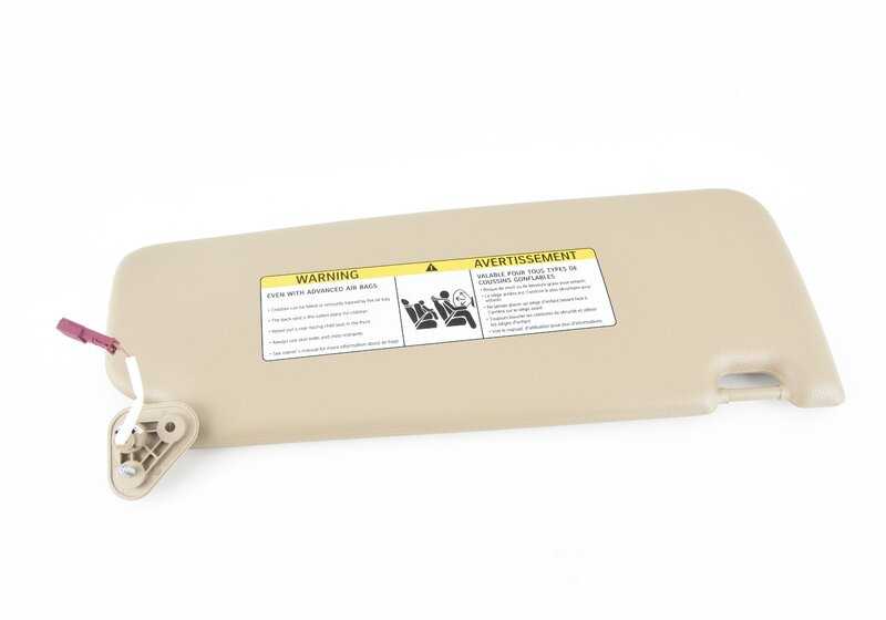 Parasol izquierdo con espejo OEM 51167252085 para BMW E92, E93. Original BMW.