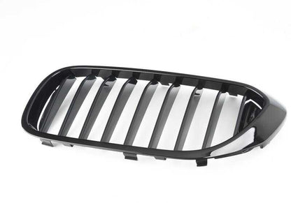 Parrilla delantera izquierda M Performance negra brillo OEM 51719626587 para BMW Serie 5 G30 (modelos 518d, 520d). Original BMW.