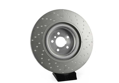 Disco de freno trasero M Performance ventilado y perforado OEM 34206896221 para BMW G14, G15, G16, G05, G06. Compatible con frenos M Sport/M Performance de 19". Original BMW.