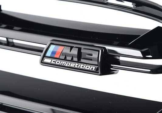 Rejilla embellecedora frontal OEM 51138081143 para BMW G80 y G81 M3 Competition (incl. M xDrive). Compatible con modelos desde 11/2020 en adelante. Original BMW.