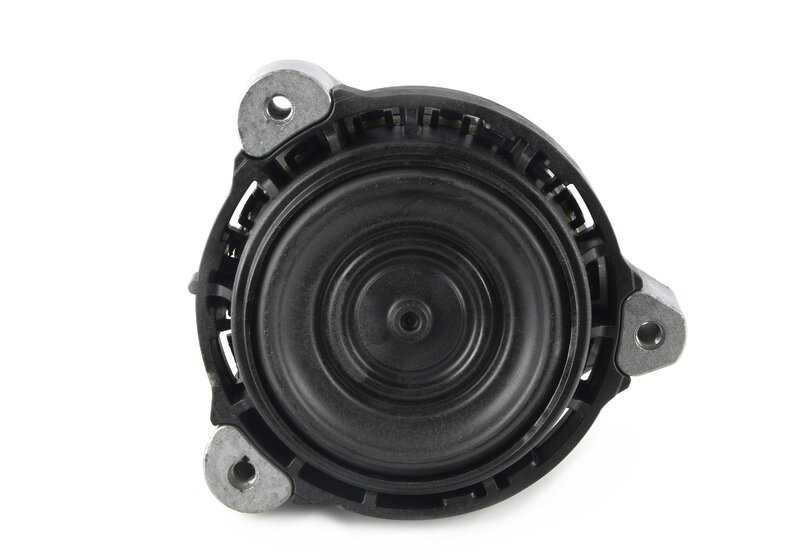 Left engine mount for BMW 5 Series G30, G31, G38, 6 Series G32, 7 Series G11, G12 (OEM 22116860487). Original BMW.