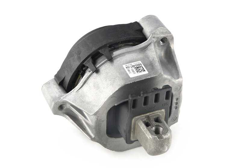 Left engine mount for BMW 5 Series G30, G31, G38, 6 Series G32, 7 Series G11, G12 (OEM 22116860487). Original BMW.