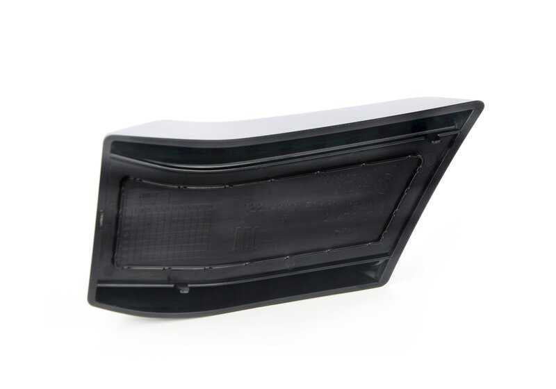 Aero Flick M Performance OEM 51112473232 für BMW 4 G22, G22N, G23, G23N (rechte Seite). Originales BMW -Accessoire zur Verbesserung der Aerodynamik und der Sportästhetik. Helle schwarze Farbe.