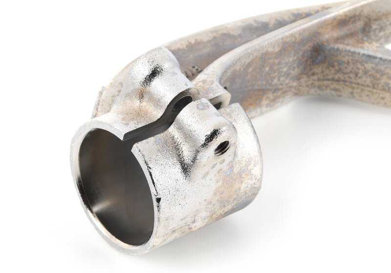 Soporte de amortiguador delantero izquierdo OEM 31126876683 para BMW G05, F95, G06, F96, G07. Original BMW.